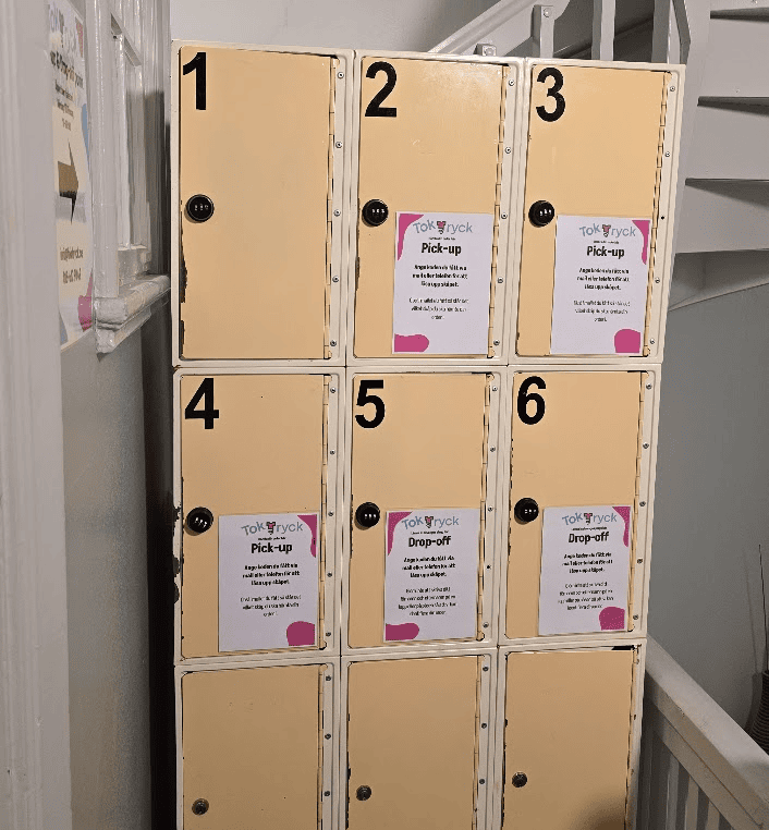 Toktryck PaketSkåp 2